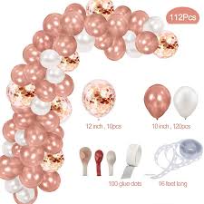 If you are looking for the specific color values of gold pink, you will find them on this page. 132pcs Rose Gold Balloon Chain Combination Sequined Latex Balloon Bunch Birthday Wedding Engagement Party Decoration Birthday Balloon Package Shopee Philippines