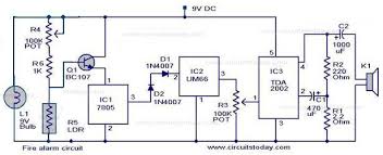 Simple Fire Alarm Circuit Using Ldr