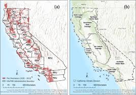 Reset map zoom and position. Spatial And Temporal Pattern Of Wildfires In California From 2000 To 2019 Scientific Reports