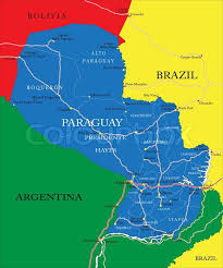 Paraguay karte geographie von paraguay karte ist app, die allgemeines über paraguay karte enthält. Paraguay Karte Stock Vektor Colourbox