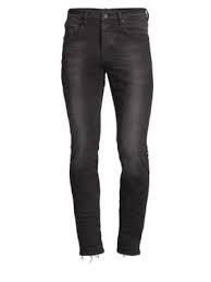 Men's ripped skinny jeans in grey vintage repair. GrindÄƒ StancÄƒ Separat Jeans With Slossfamily Com