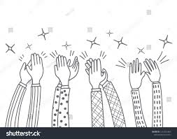 Human Hands Clapping Ovation Doodle Style Vector Illustration Clapping Ovation Human Hands Hand Drawing Reference Vector Illustration Hand Pictures