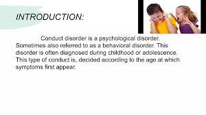 Image result for Conduct Disorder