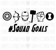 Superheros Squad Goals Svg Iron Etsy Cricut Projects Vinyl Squad Goals Svg