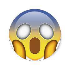 Face Screaming In Fear Emoji Emoji Stickers Fear