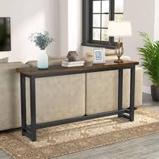 Free shipping on prime eligible orders. 60 Inches Extra Long Industrial Sofa Table Wood Behind Couch Table Rustic Console Table For Living Room Entryway Narrow Bar Table For Home Buy Online At Best Prices In Pakistan