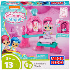 Mega Bloks Nickelodeon Shimmer And Shine Shimmer S Vanity Walmart Com Toys For Girls Mega Bloks Little Girl Toys