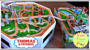 Thomas & friends color me colorable drawing table and chairs set thomas the train. Thomas The Train Wooden Railway Double Play Table Playtime Playing With Thomas And Friends Trains Youtube