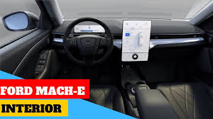 Giant 15 5 Screen New 2020 Ford Mustang Mach E Electric Suv Interior Ford Mustang E Electric Mustang