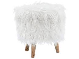 Great savings free delivery / collection on many items. Signature Design By Ashley Elson White Faux Fur Storage Ottoman With Tapered Wood Legs Royal Furniture Ottomans