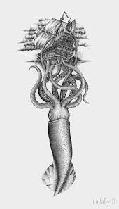 Ai Generated Giant Kraken Octopus Attack Pirate Ship With Thunderstorm  Background. Cthulhu Illustration. Generative Ai 36429083 Stock Photo At  Vecteezy