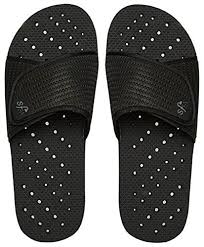 Showaflops Mens Antimicrobial Shower Water Sandals Black Slide 78 Details Can Be Found By Clicking On The Image Shower Sandals Shower Shoes Water Sandals