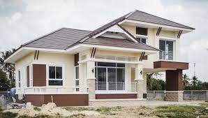 These house plans combine the outside appearance of a traditional farmhouse, but also give you a are you looking for a farmhouse design with a little more room than most? Thai Style Three Bedroom 1 5 Storey House Design Cool House Concepts