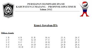 Maybe you would like to learn more about one of these? Soal Olimpiade Ipa Sd Lumajang