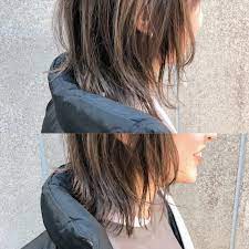 ミディアムレイヤー ニュアンスウルフ ストリート 外ハネボブ december december 山本航大 518090 hair ヘア アイディア レイヤーカットヘア ヘアカット