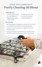 Avoid using any metal tools or steel wool scrubbing tools as well as metal utensils like spoons or knives. Diy Stove Top Cleaner With Purify Cleaning Essential Oil Blend Essential Oils Cleaning Essential Oils Wellness Essential Oil Blends
