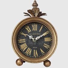 Clocks Decor Objects Golden Metal Table Clock Read More Table Clock Clock Decor Gold Metal Table