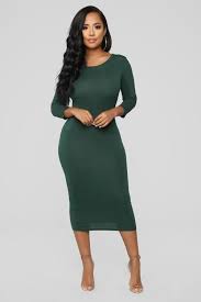 Full Coverage Maxi Dress Olive Simple Midi Dress Hunter Green Dresses Midi Dress