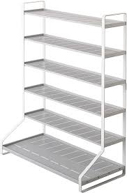 Christmas tree shop shoe rack. Buy Yamazaki Home Train Garage Triain Hotwheels Model Car Display Kids Toy Storage One Size White Online In Italy B0868lyxpc