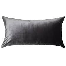 We redesigned the classic pillow, using a combination of a baffled air cell, thick luxury foam, a soft, washable microsuede or jersey cover, and an ergonomic valve. The Charcoal Grey Velvet Throw Pillow Crane Canopy
