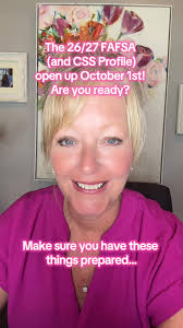 If you will be attending college in the fall of 26 in the spring of 27 you  need to fill out the 26/27 FAFSA that opens up October 1st which is less  than three months away! you also need to check and ...