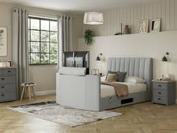 I used cherry as my primary wood while featuring walnut panels. Tv Beds Tv Tech Beds Bensons For Beds
