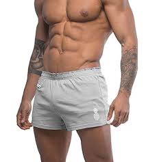 Jj Malibu Jed North Mens Athletic Low Rise Short Shorts With 1 Side Pocket Light Grey