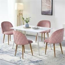 Fabric tufted parson patterned upholstered dining chairs , modern fabric dining chairs. Velvet Fabric Dining Chairs Metal Legs Living Room Dining Room Chairs Set Of 2 Ebay