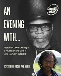 💫 Ready for an unmissable evening of culture, conversation, and music?  This June at Jodrell, renowned historian and broadcaster David Olusoga will  sit down with the legendary Jazzie B