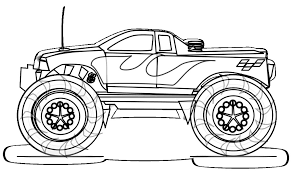 Hope you will like this and other coloring pages. Monster Truck Printable Coloring Pages For Kids Drawing With Crayons