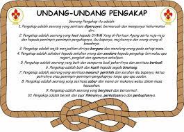 Pagi hari, siang hari, sore, dan malam hari. Pengakap
