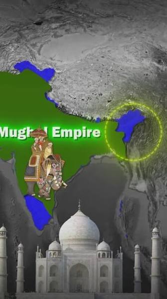 Mughal Empire Map 1600