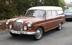 Selenite grey with black full leather interior. Bring Old Money 1963 Mercedes Benz 190d Wagon Barn Finds