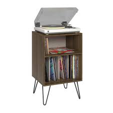 Find many great new & used options and get the best deals for novogratz 1324015com concord turntable stand white at the best online prices at ebay! Novogratz Concord Turntable Stand Brown