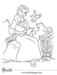 رسومات اميرات ديزني للتلوين صور تلوين بنات للطباعة بالعربي نتعلم disney coloring pages belle coloring pages princess coloring pages
