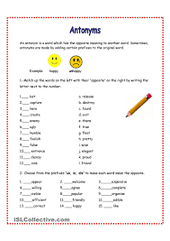 Antonyms Review Ingles