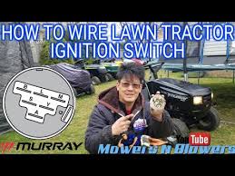 When your murray mower won't start, there may be several reasons. How To Wire Rewire Hardwire A Lawn Tractor Ignition Switch Starter Solenoid Magneto Battery Ground Youtube