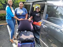 Meet Rich Bonner from St Ann he was born with disabled feet he has never  walk one day b4 in his whole entire life he had just received a electric  wheelchair ♿️