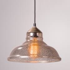 Industrial Vintage Single Pendant Light 11 Inch Wide With Mercury Glass Shade Beautifulhalo Com