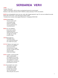 Mare, fapta copilului o supara sau o bucura pe mama. Serbare Modificata