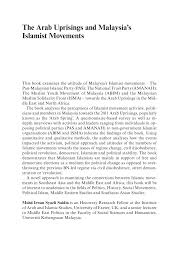 Tabligh akbar di adakan pada hari minggu, 19 januari 2014, di mulai pukul 07.30 sampai selesai. Pdf The Arab Uprisings And Malaysia S Islamist Movements Influence Impact And Lessons