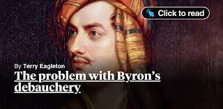 The problem with Byron's debauchery