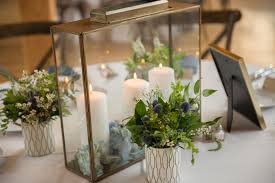Hydrangea Terrarium Centerpiece Filled With Pillar Candles Terrarium Centerpiece Candle Centerpieces Terrarium Wedding