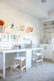 Playroom Makeover Playroom Craft Table Kids Art Display Playroom Table Art Display Kids Kids Workspace