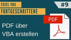 Dafür die konstante xlpart angenommen, was bedeutet sie können tabellenblätter einfügen, umbenennen, löschen, drucken, kopieren, verschieben und vieles mehr. Excel Vba Fortgeschrittene 9 Pdf Erstellen Und Speichern Youtube