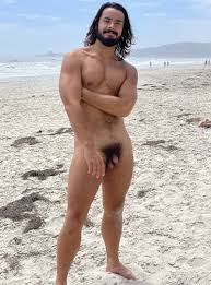 Bearded nude man on the beach - Dicks Outdoors