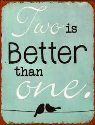 If you adopt two dogs, you're saving two lives. Cup Of Joe Two Is Better Than One