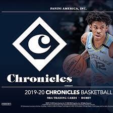 Chase zion williamson, ja morant, coby white, tyler herro rookie cards. 2019 20 Panini Chronicles Basketball Checklist Boxes Date Reviews