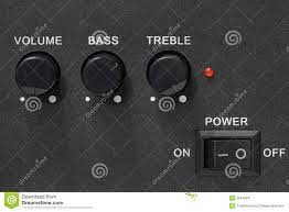 Speakers Settings Panel Stock Image Image Of Volume 35440361