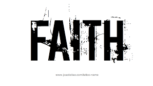 This kind of sanskrit script tattoo is very trendy. Faith Name Tattoo Designs